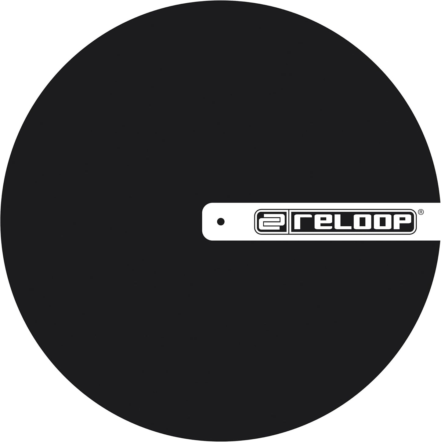 Reloop AMS-SLIPMAT-RELOOP DJ Slipmat Black Logo