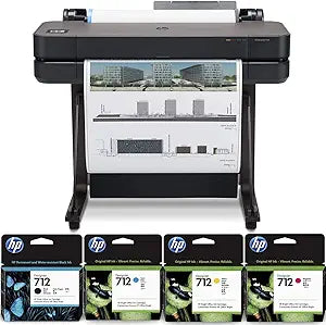 HP DesignJet T630 24-Inch Large Format Wireless Plotter — main product image