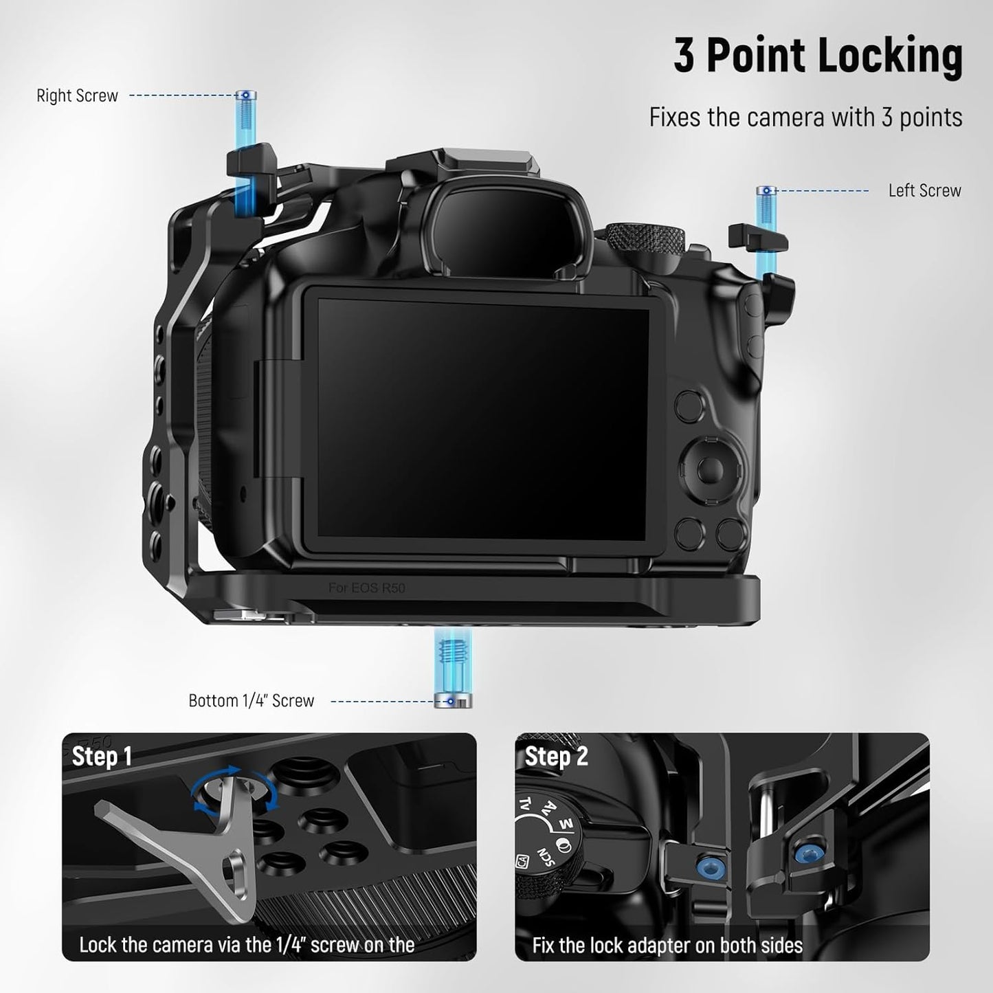 Neewer CA031 Camera Cage for Canon EOS R50