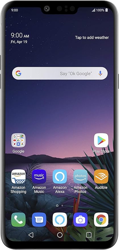 LG G820QM G8 ThinQ Unlocked 128GB Black — main product image