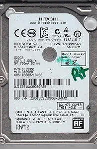 Hitachi HTS547550A9E384 500GB SATA 2.5" HDD