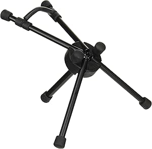 K&M 14355 Saxxy Saxophone In-Bell Tripod Stand Black — main product image