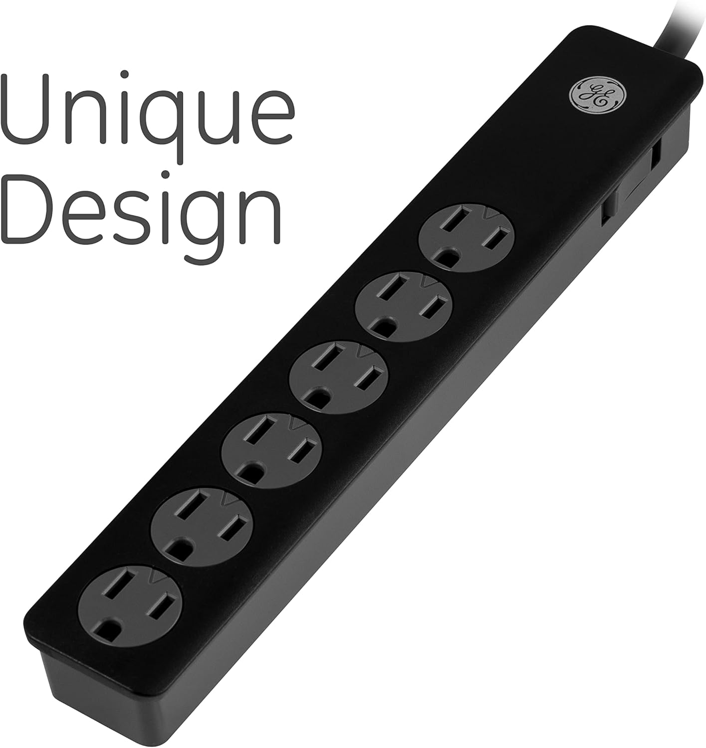 GE 6-Outlet Surge Protector 54628 Power Strip 4-Pack