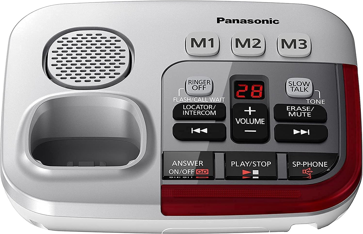 Panasonic KX-TGM450S Amplified Cordless Phone with Answering Machine