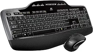 Logitech MK735 Wireless Keyboard Mouse Combo - Renewed