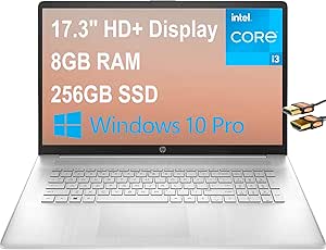 HP Laptop 17 Flagship i3 8GB 256GB SSD Win10 Pro