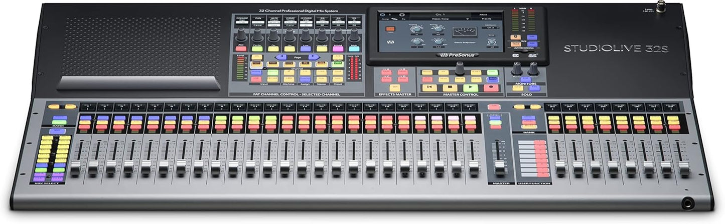 PreSonus 2779200401 StudioLive 32S Digital Mixing Console - AVB Networking