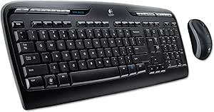 Logitech MK320 Black Wireless Keyboard and Mouse Combo