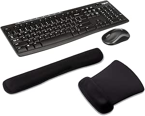 Logitech ASIHLAMZ171 MK270 Wireless Keyboard and Mouse with Gel Pads
