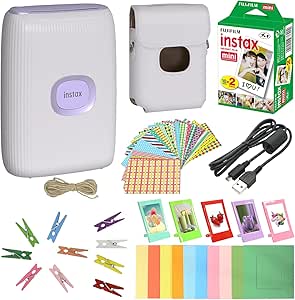 Fujifilm Mini Link 2 Smartphone Printer Bundle