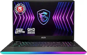 MSI Raider GE77HX 12UHS-074 i7 RTX3080TI 17.3" 360Hz Gaming Laptop