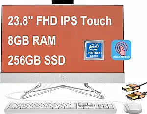 HP 24 All-in-One Desktop Touchscreen Pentium 8GB 256GB