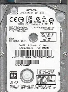Hitachi HTS545050A7E362 500GB SATA 2.5 Hard Drive