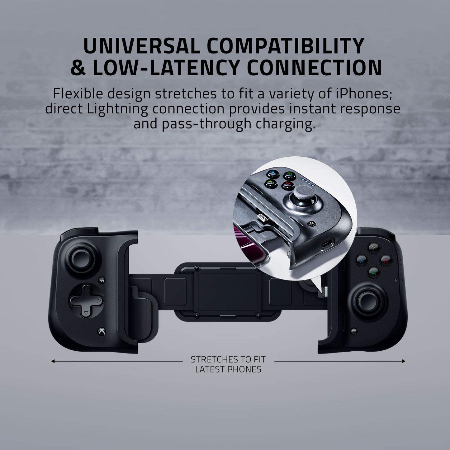 Razer RZ06-03360100-R3U1 Kishi iPhone Mobile Game Controller