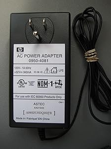 HP 0950-4081,4082 Photosmart Printer AC Power Adapter