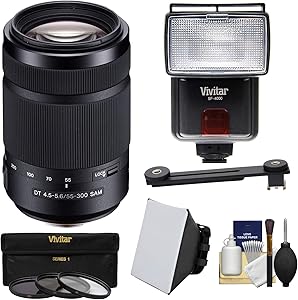 Sony K-83924-08 Alpha A-Mount 55-300mm Lens Kit