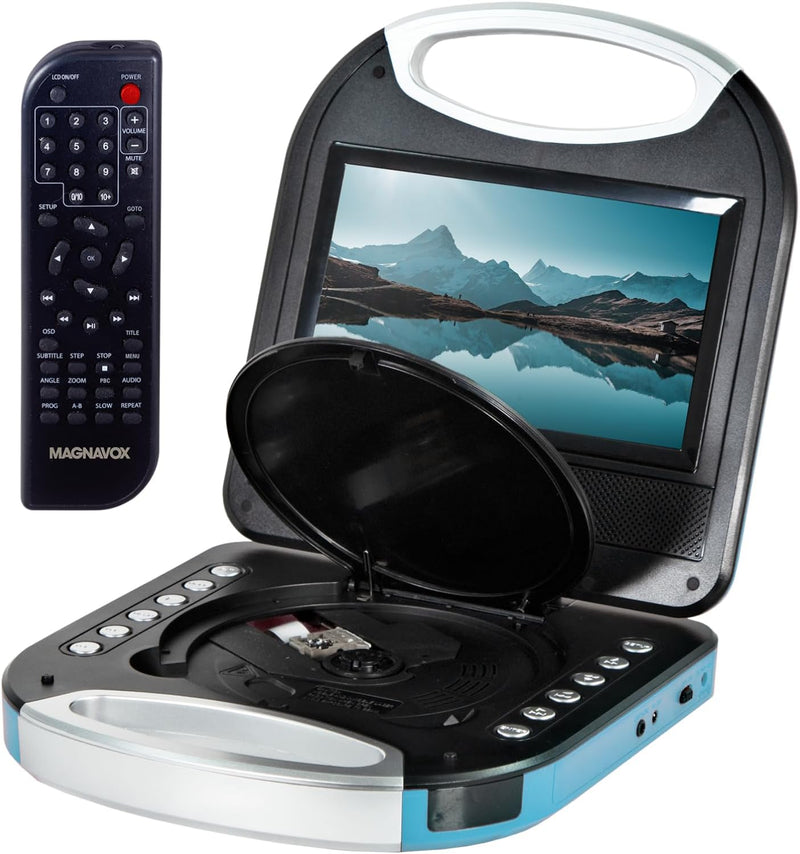 Magnavox MTFT750-BL 7-Inch Portable DVD Player Blue — main product image