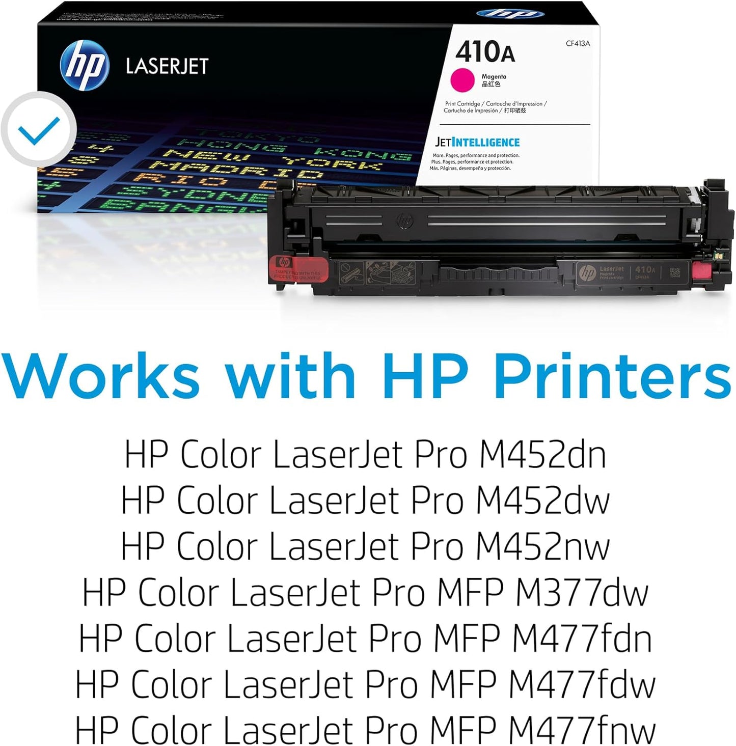 HP CF413A 410A Magenta LaserJet Toner Cartridge