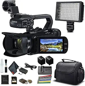 Canon 3665C002 XA45 4K UHD Camcorder Bundle (Renewed)