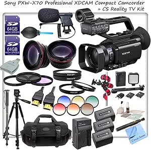 Sony PXW-X70 Compact XDCAM Camcorder with Accessories