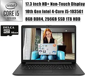 HP 17 Laptop 17.3" HD+ i5 10th Gen