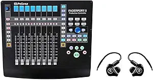 PreSonus FADERPORT 8 DAW Controller Mackie In-Ear Bundle