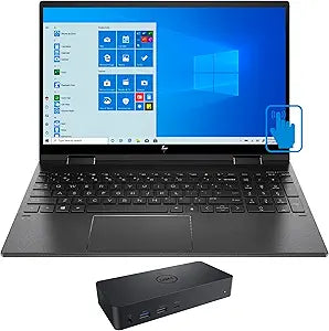 HP 268J0AV-4133-26347 Envy x360 15 Ryzen 7 2-in-1 Laptop + Dock — main product image