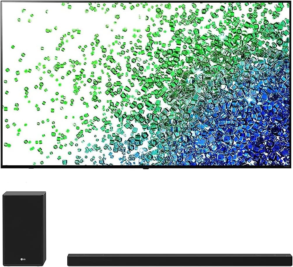 LG 65NANO80UPA 65" NanoCell 4K TV Atmos Soundbar(Used)