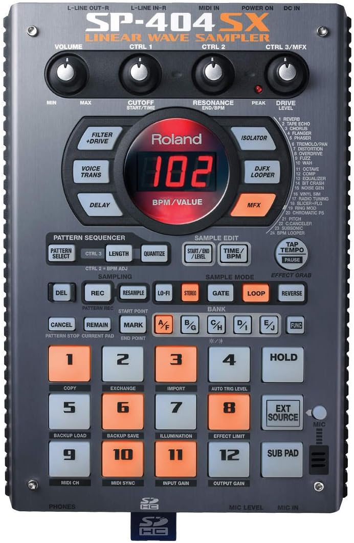 Roland SP404SX Portable Power-Sampler FX SP404SX