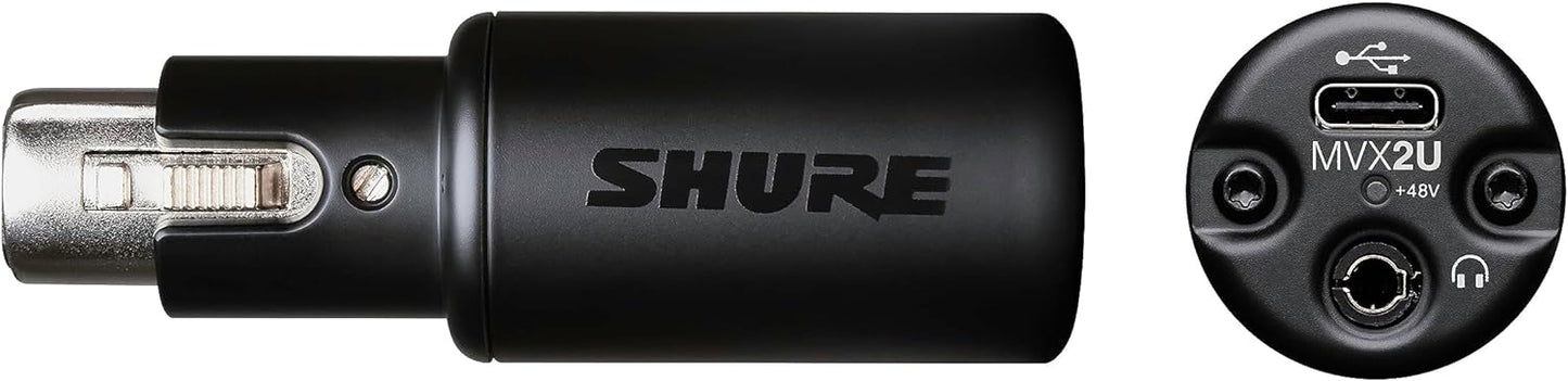 Shure MVX2U XLR-to-USB Digital Audio Interface