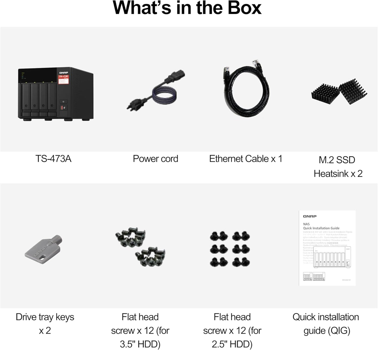 QNAP TS-473A-SW5T-US 4-Bay NAS + 2.5GbE Switch