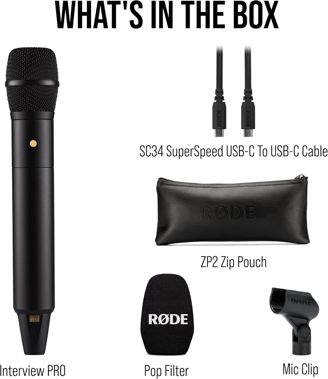 Rode INTERVIEWPRO Wireless Handheld Condenser Microphone
