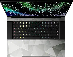 Razer Blade 16 Geometric Mercury Laptop Skin — main product image