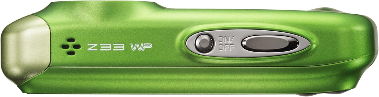 Fujifilm FinePix Z33WP Waterproof Digital Camera Green