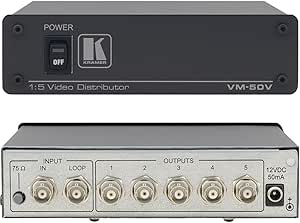 Kramer Electronics VM-50V 1:5 Composite Video Distribution Amplifier — main product image