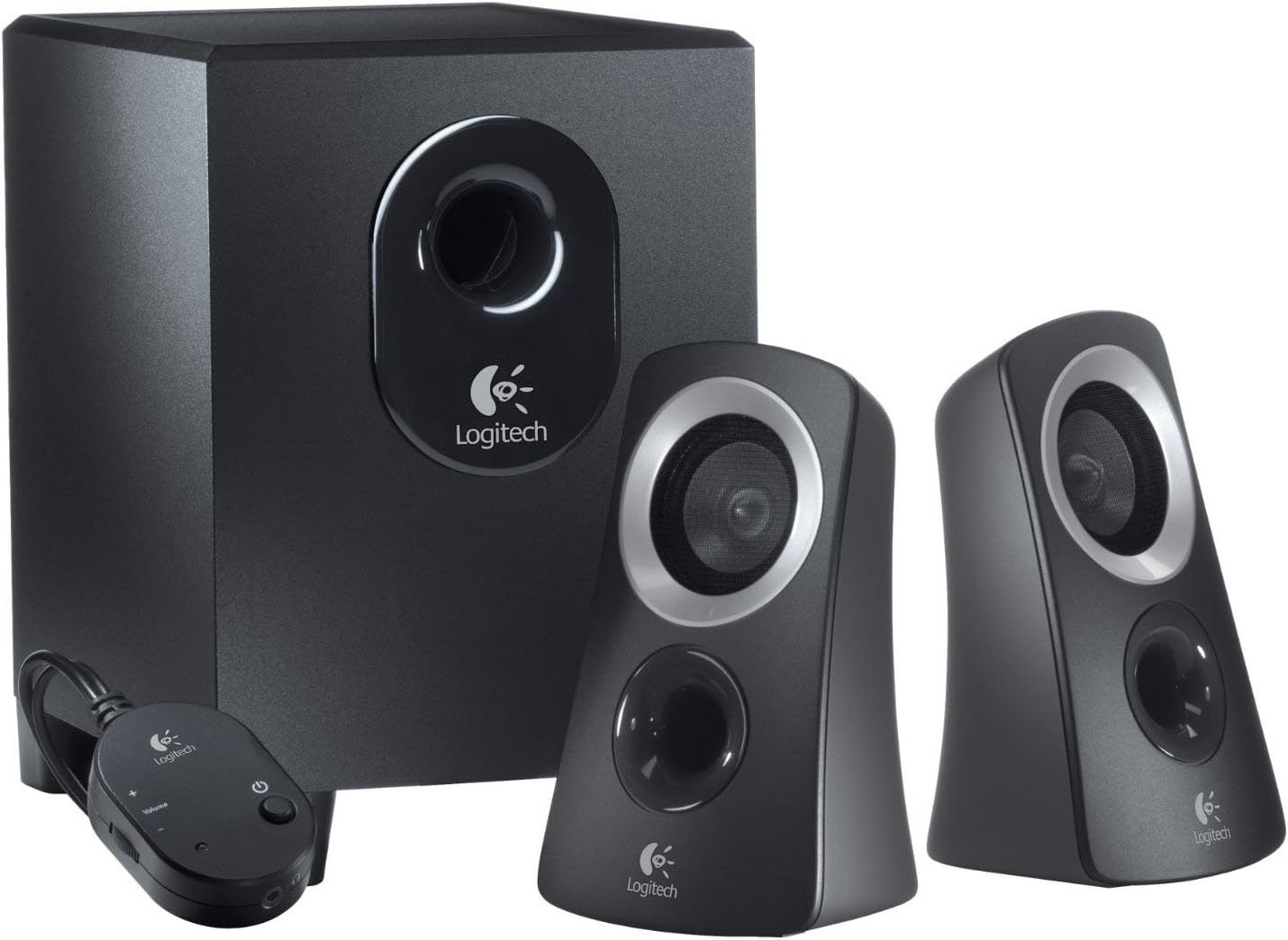 Logitech 980-000382-PB-RCA-CRB1 Z313 2.1 Speaker System (Renewed)