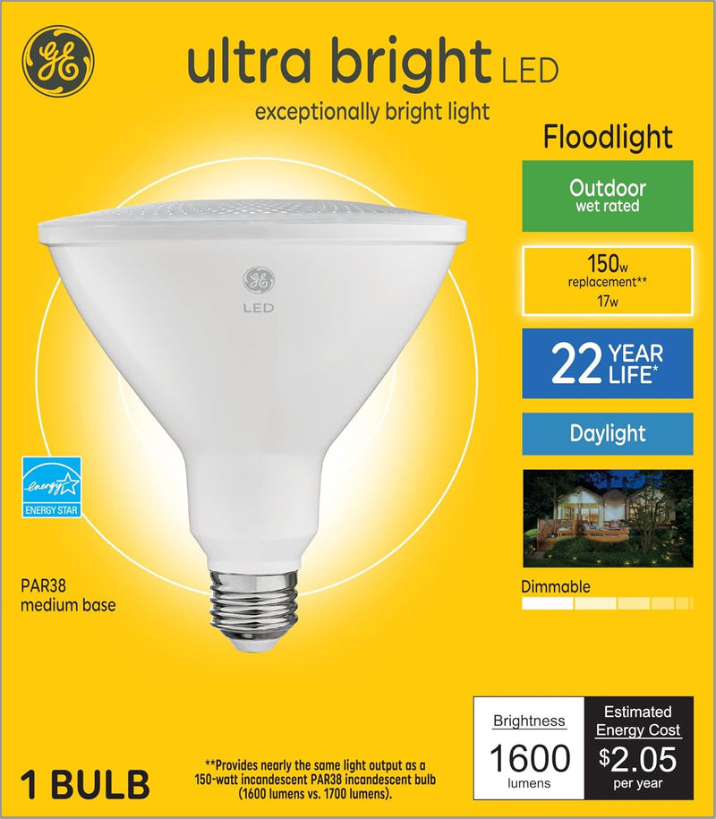 GE 93128857 Ultra Bright 150W LED PAR38 Floodlight — main product image