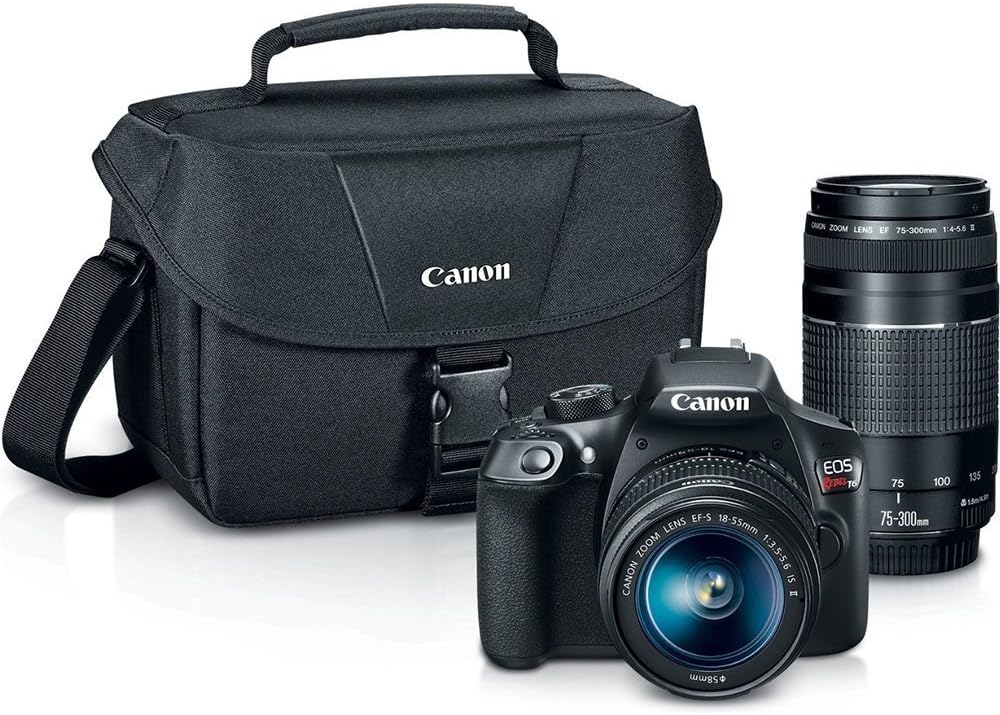 Canon 1159C008 EOS Rebel T6 DSLR Camera Kit (Renewed)