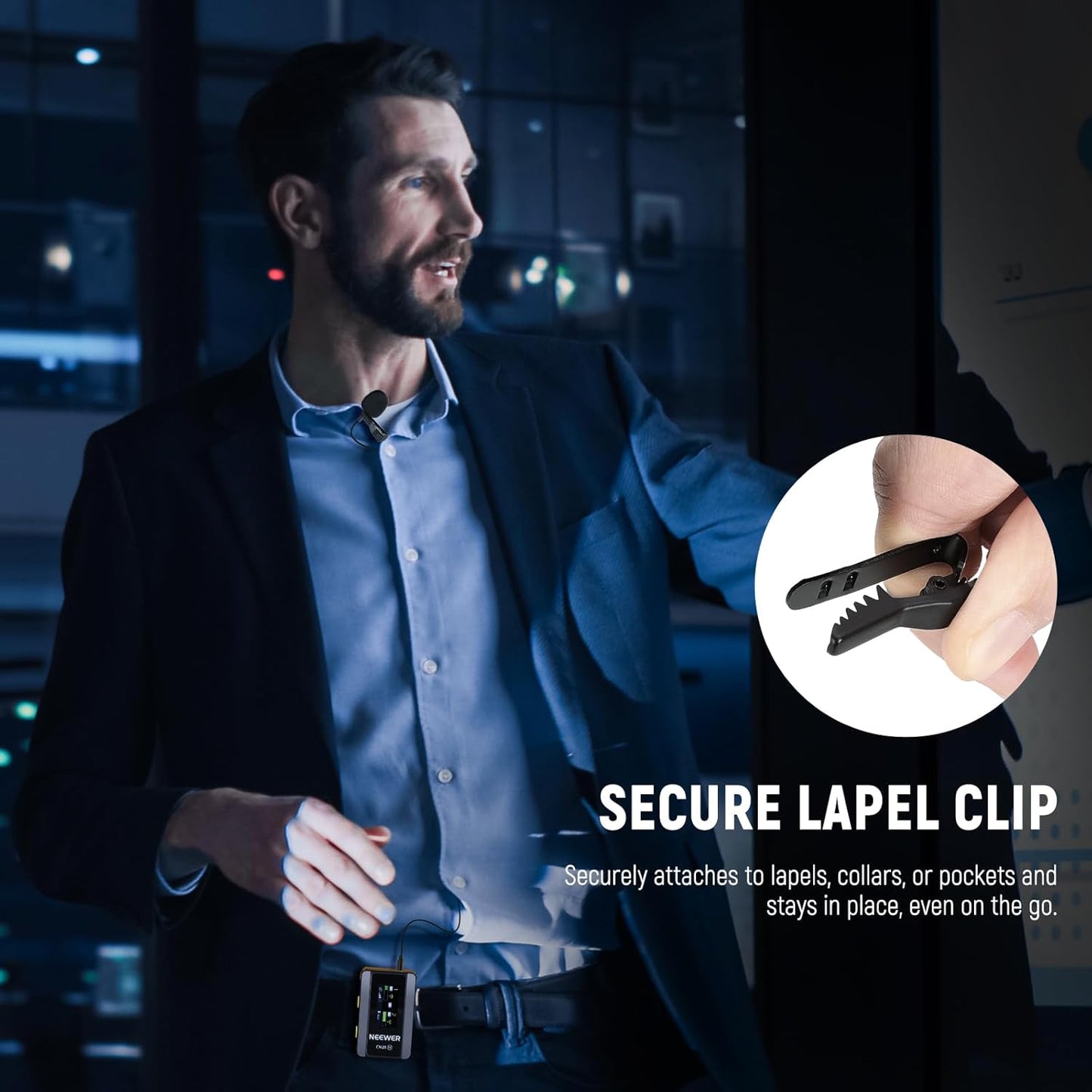 Neewer CM5 Lavalier Lapel Microphone 2-Pack