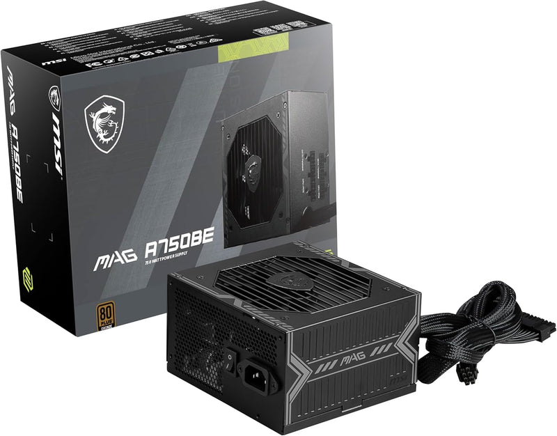 MSI MAG A750BE 750W 80+ Bronze Semi-Modular PSU — main product image