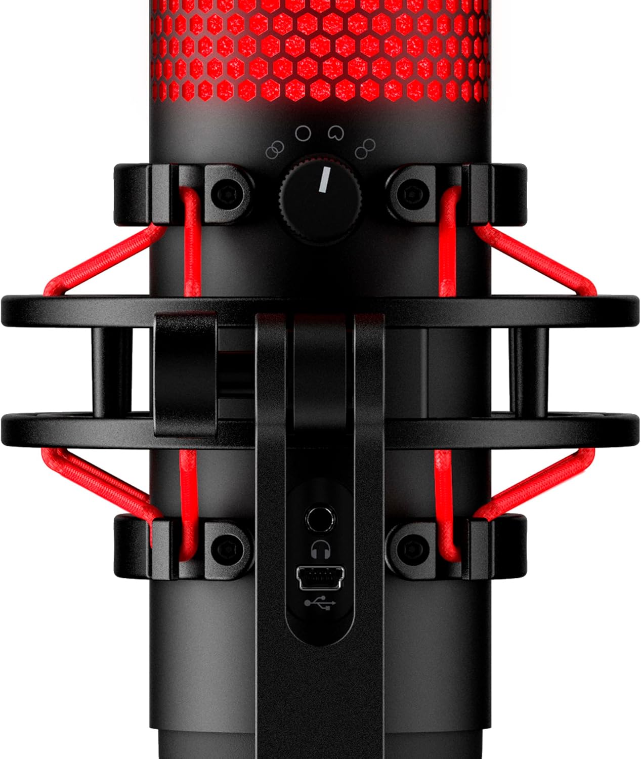HP 4P5P6AA HyperX QuadCast Rouge Microphone