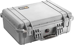 Pelican 1520-000-180 Camera Case With Foam Silver