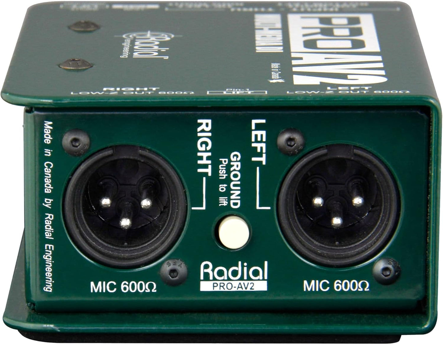 Radial Engineering R800 1115 ProAV2 Stereo Direct Box