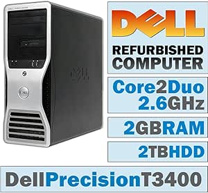 Dell Precision T3400 MT Desktop - Core 2 Duo, 2GB, 2TB HDD, Win7