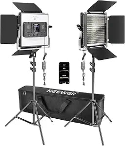 Neewer 10096678 LED Video Light Kit APP Control
