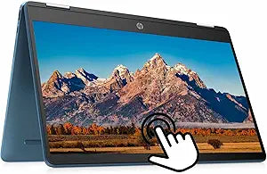 HP Chromebook 14" 2-in-1 Touchscreen Laptop Celeron Blue