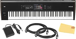 Korg AUS-NAUTILUS88-COMBO-STD 88-Key Synth Workstation Bundle