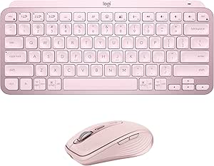 Logitech MX Keys Mini + MX Anywhere 3 Rose Combo