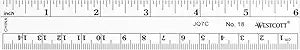 Westcott: 6-Inch Flexible Metric Ruler, Clear — main product image