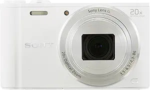 Sony DSCWX350/W 18MP Digital Camera White